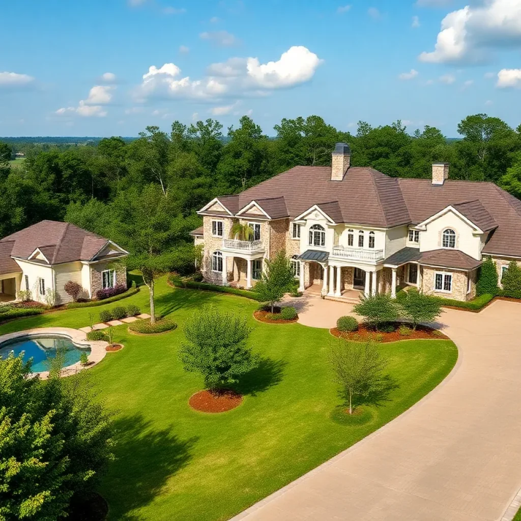 Elegant luxury homes in Aiken County surrounded by lush landscapes