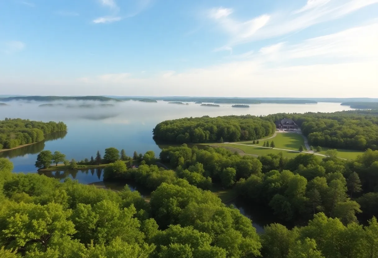 Proposed facilities at Misty Lake State Park