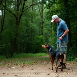 Aiken County rabies awareness campaign; pet owner checking on dog's safety