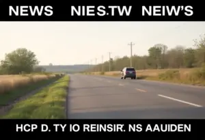 Quiet rural road in Aiken County