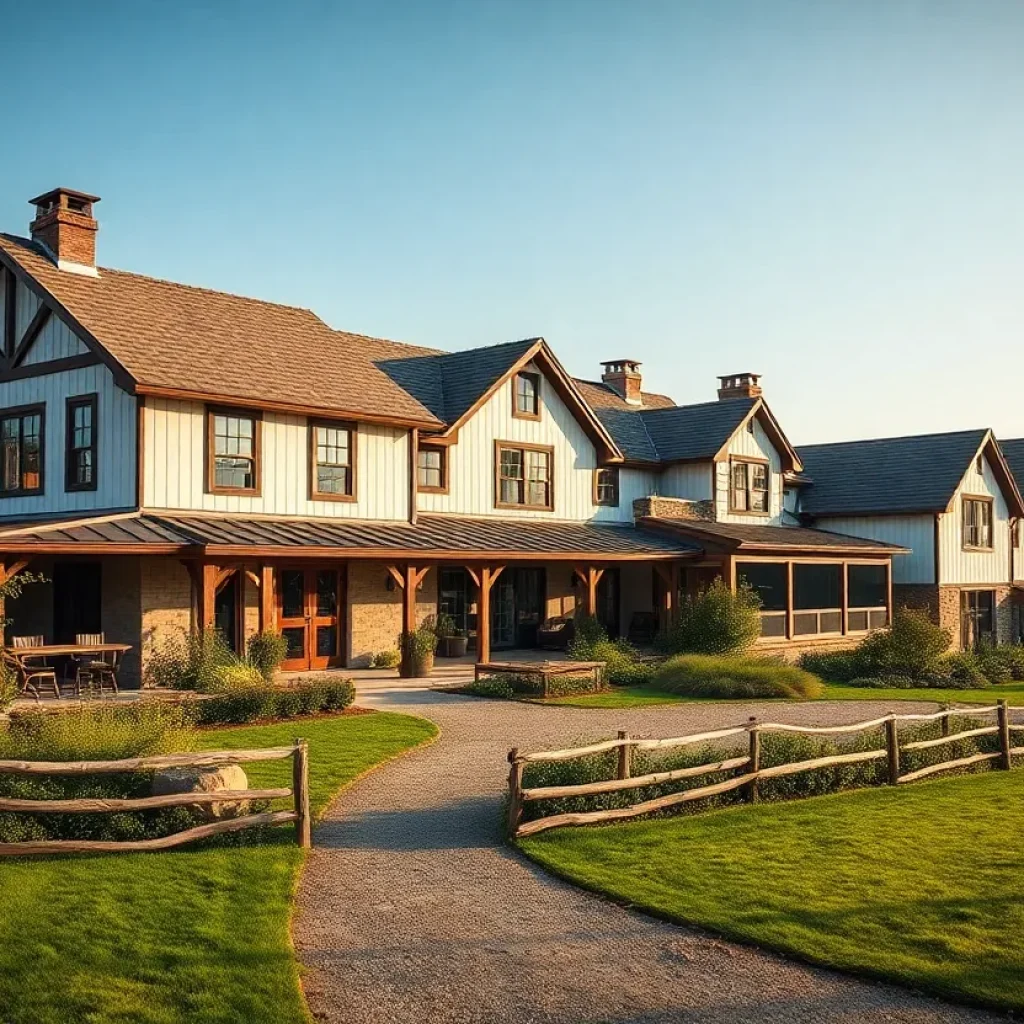 Stunning farmhouse with lush surroundings in Aiken