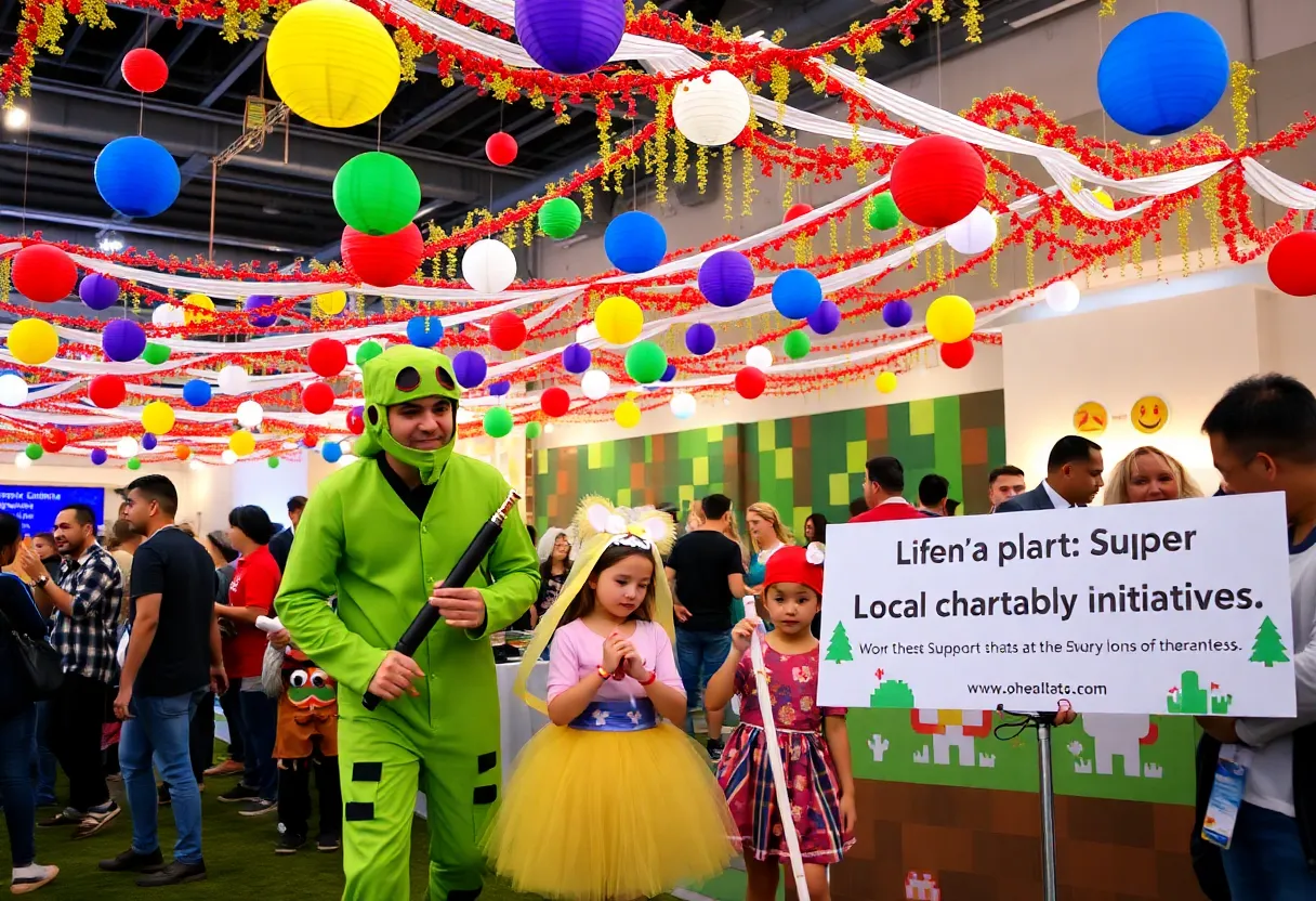 Community members at United Way fundraising campaign kickoff event