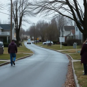 Residential area in Warrenville, SC