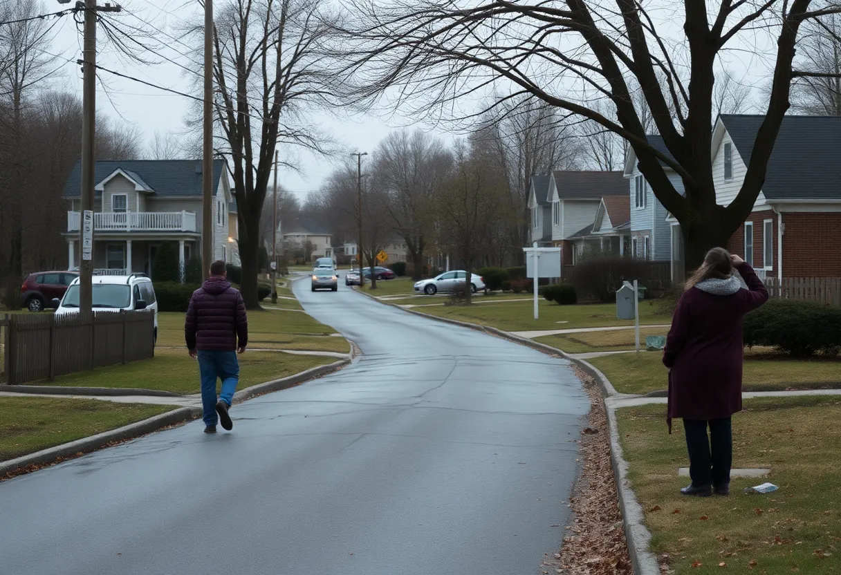 Residential area in Warrenville, SC