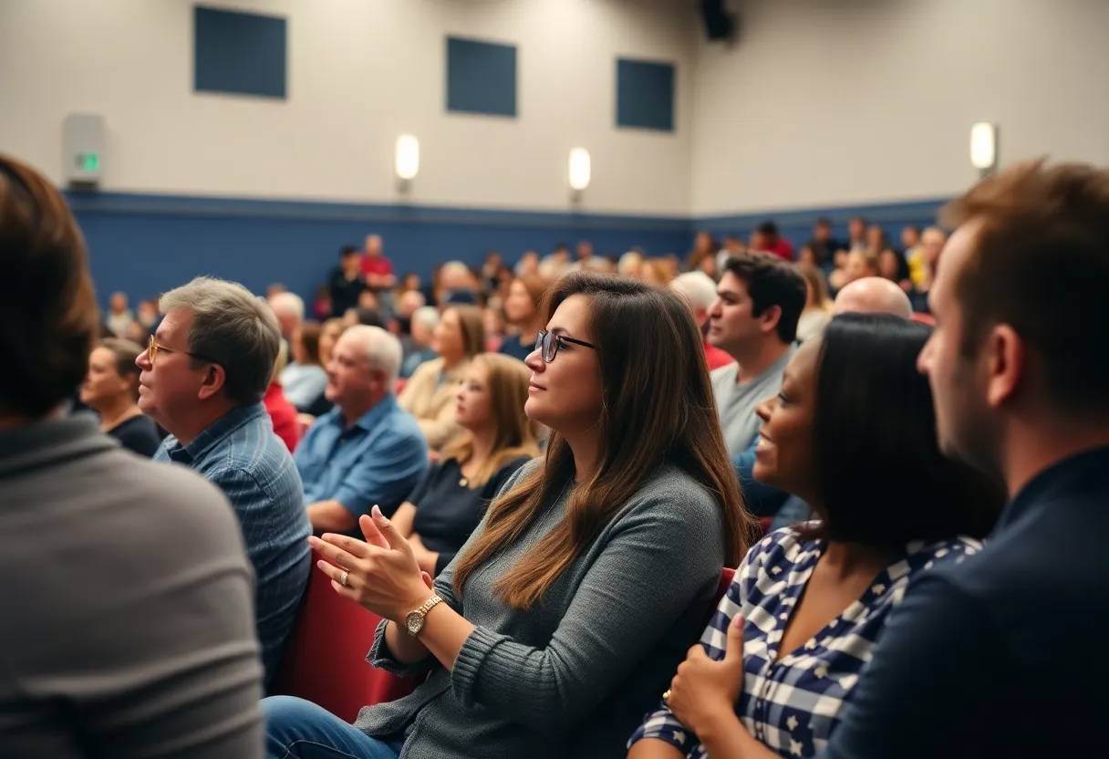 Community members engaging at the Aiken City Council candidate forum