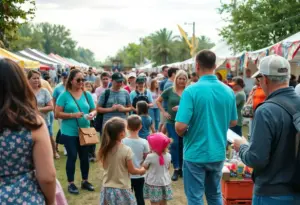 Families enjoying community events in Aiken SC