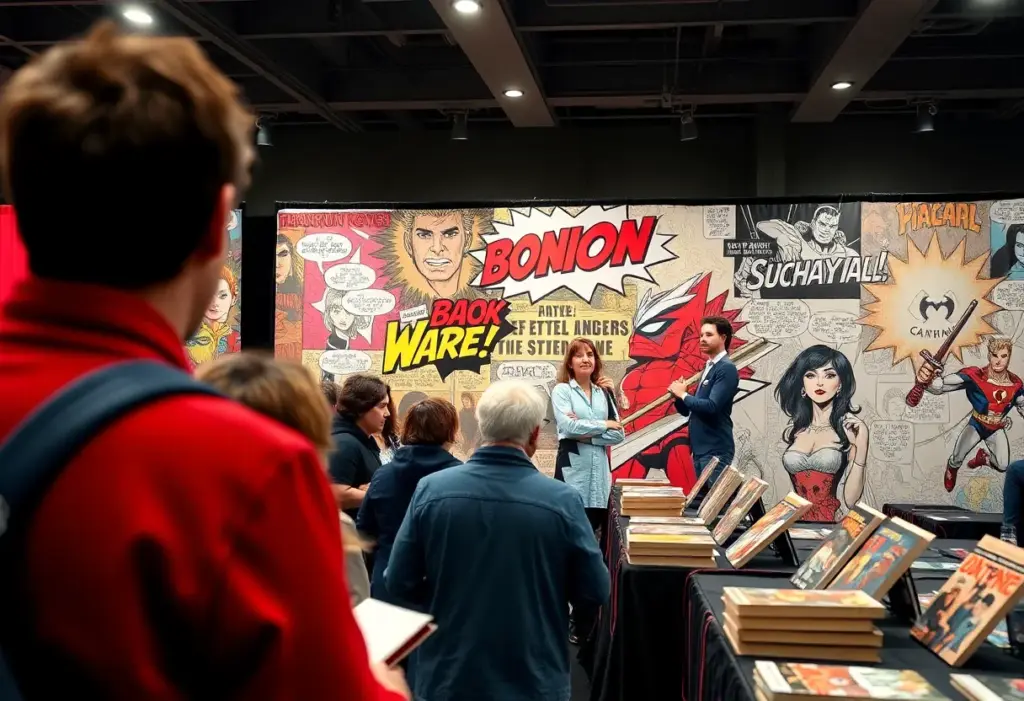 Audience at the Chuck Brown comic book event