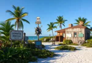 A quirky roadside attraction on a Florida island