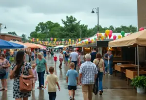 Community events in North Augusta during a rainy weekend