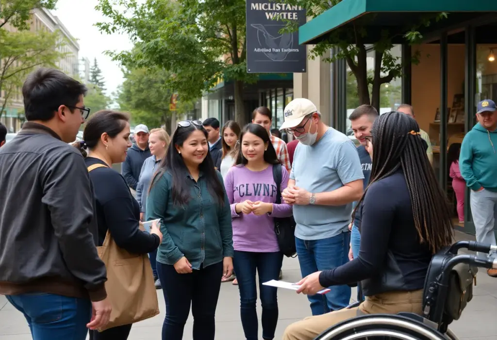 Community event supporting students with intellectual disabilities