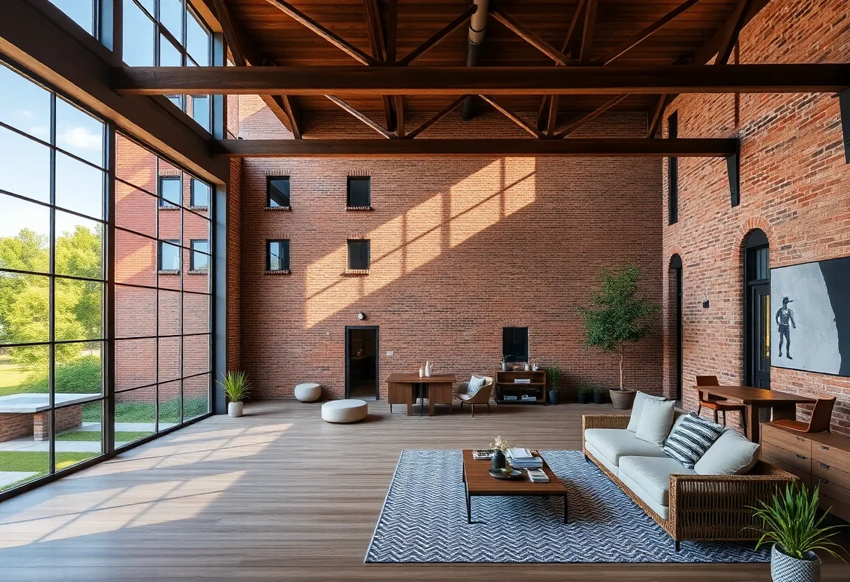 Rendering of Vaucluse Mill Lofts in Aiken