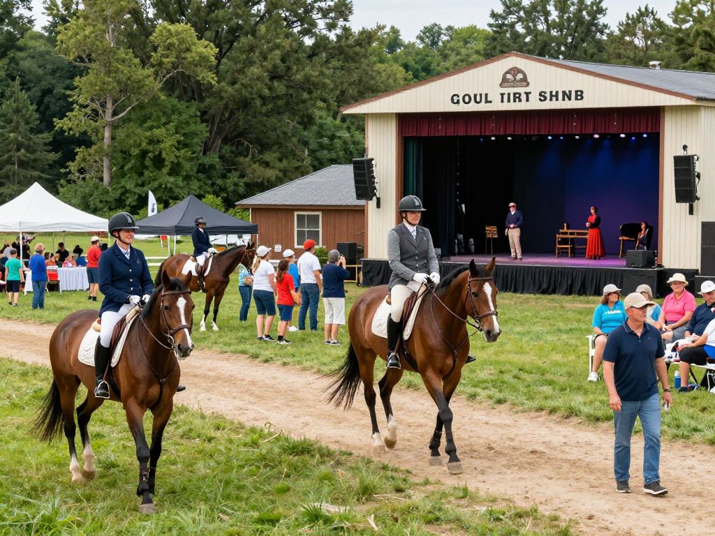 Community members engaging in Aiken's local events