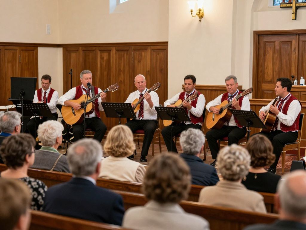 Community music gathering at Trinity United Methodist Church in Aiken SC