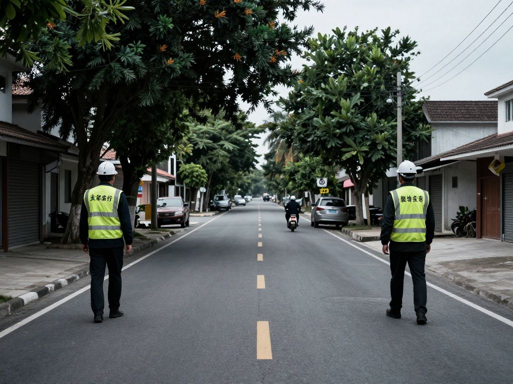 Road in Aiken County representing community road safety efforts