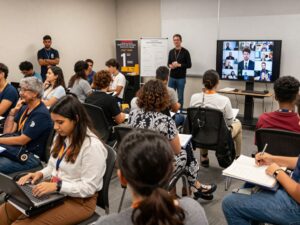 Community members of Aiken SC engaging in educational and innovative activities