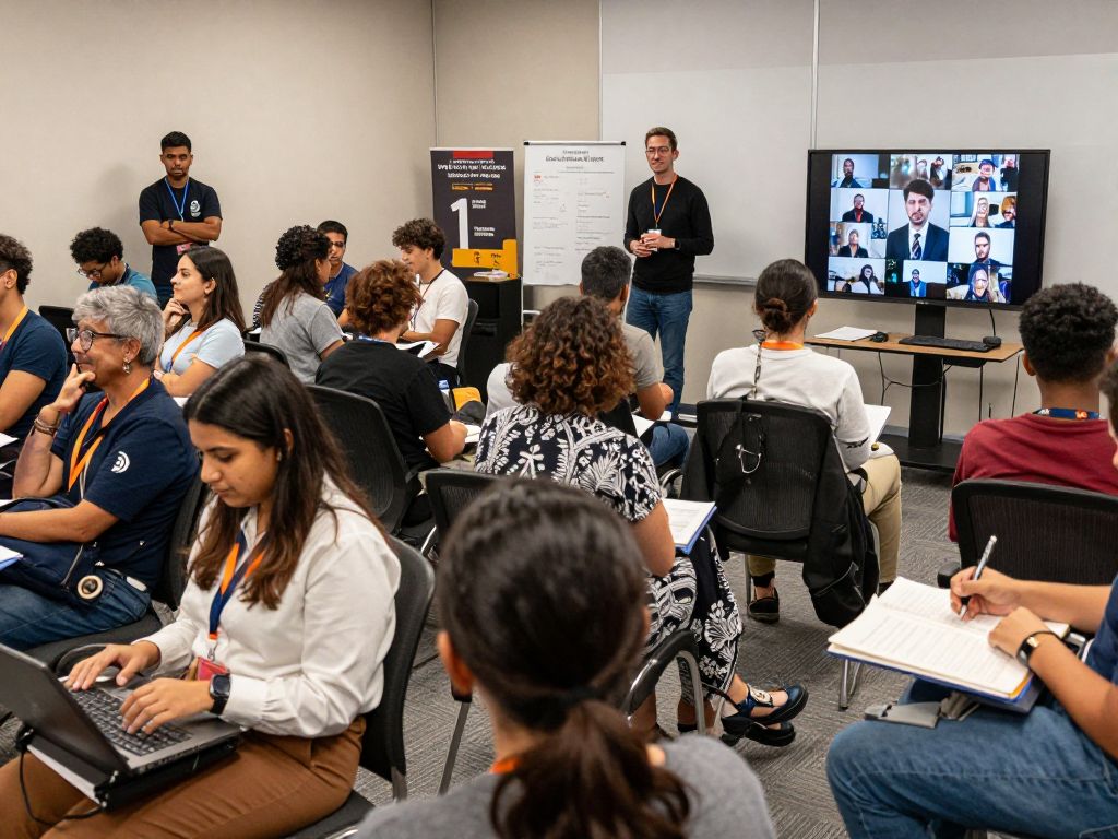 Community members of Aiken SC engaging in educational and innovative activities