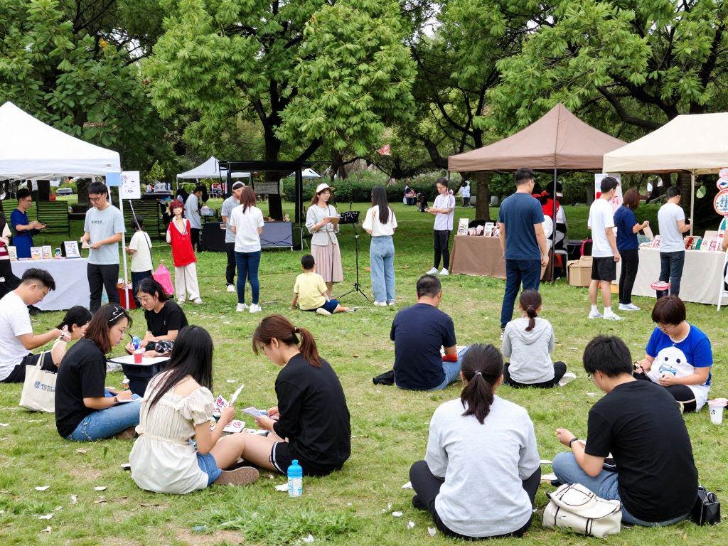 Aiken community members participating in local events