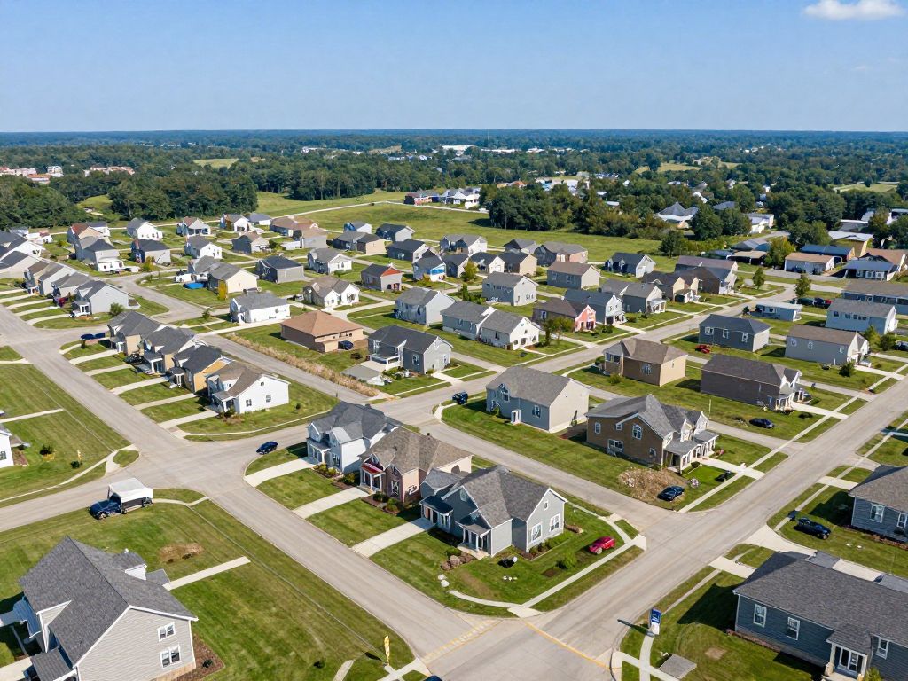 New homes in the Clairbourne subdivision, Graniteville