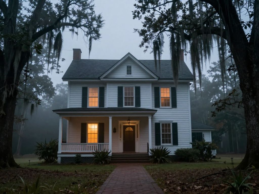Historical sites in South Carolina associated with ghost stories.