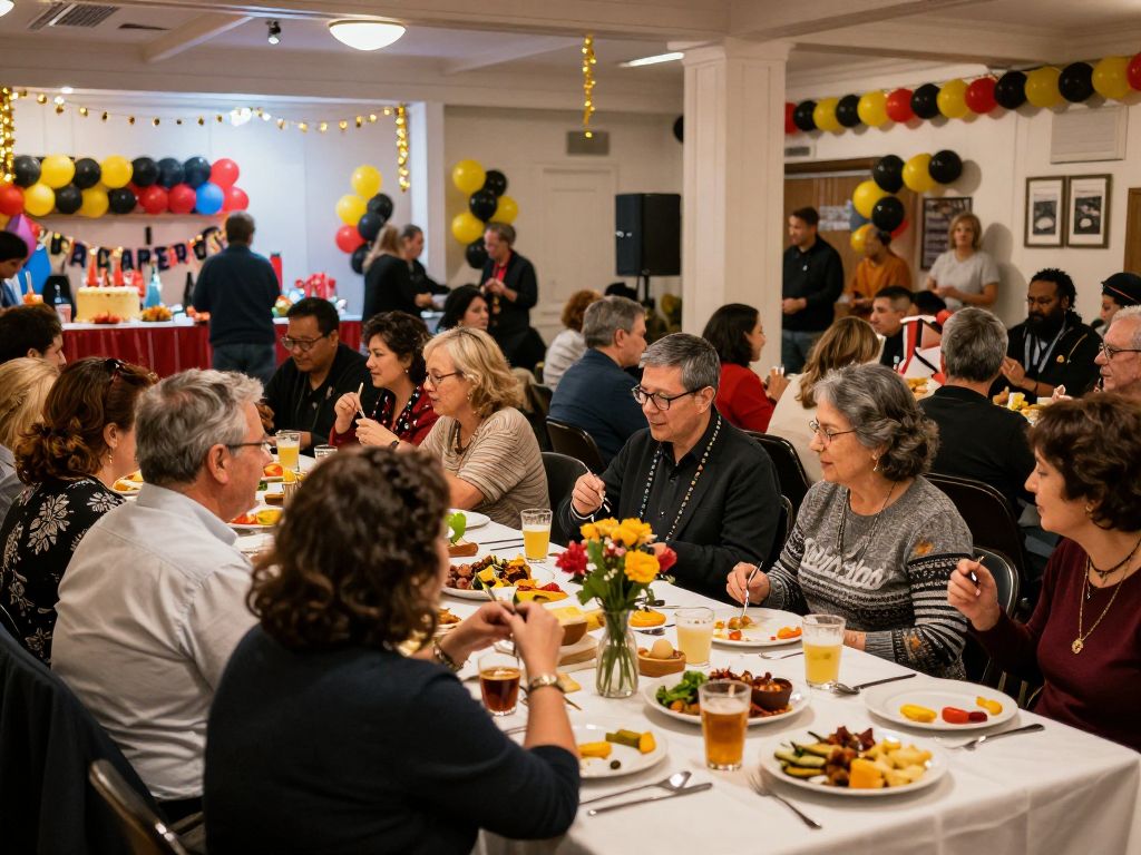 Community members celebrate the 90th anniversary of the North Augusta Lions Club.