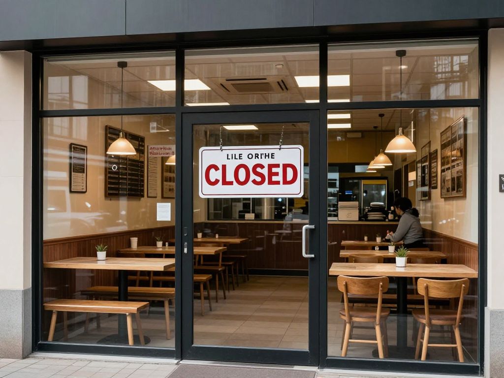 Closed restaurant in Willmar, Minnesota