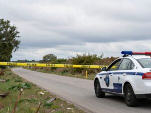 Police investigation scene in Aiken County, SC.