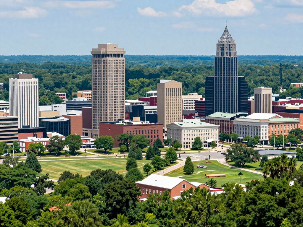 Scenic view of Aiken SC showing urban development efforts.