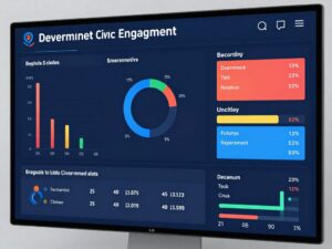 Screenshot of the Bamberg County Strategic Plan Dashboard interface