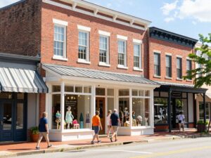 New boutique in downtown Aiken, South Carolina.