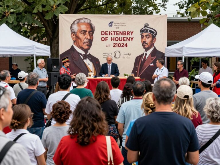 Artwork symbolizing the legacy of Dr. Matilda Evans and community celebration.