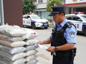 Police conducting drug enforcement operation in Aiken.