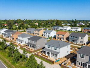 Construction of the Exit 1 subdivision in Aiken, SC