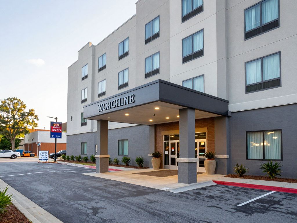 Exterior view of Tru by Hilton North Augusta Hotel