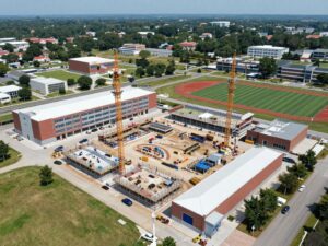 Construction site of the Wagener-Salley High School athletic complex