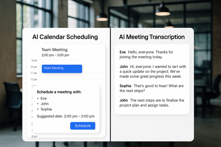 AI Productivity Tools Reshaping How Workers Manage Meetings, Tasks, and Workflows