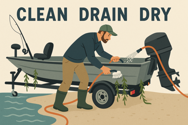 Clean, Drain, Dry: How Anglers Can Help Slow Aquatic Invasive Species