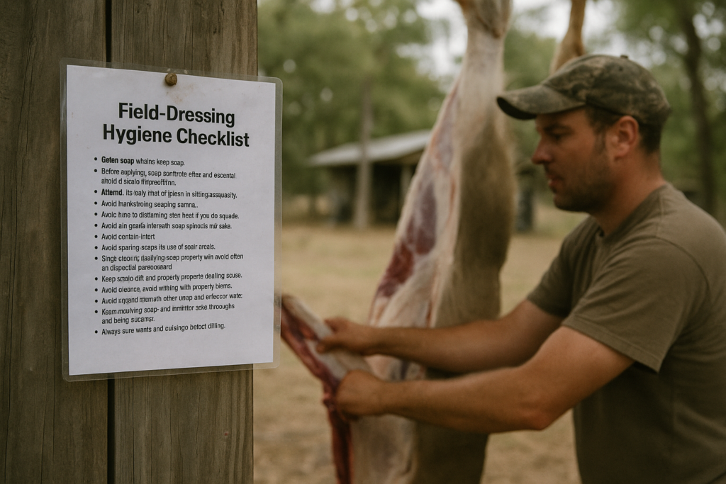 Field-Dressing Hygiene Checklist Offers Practical Framework for Hunters