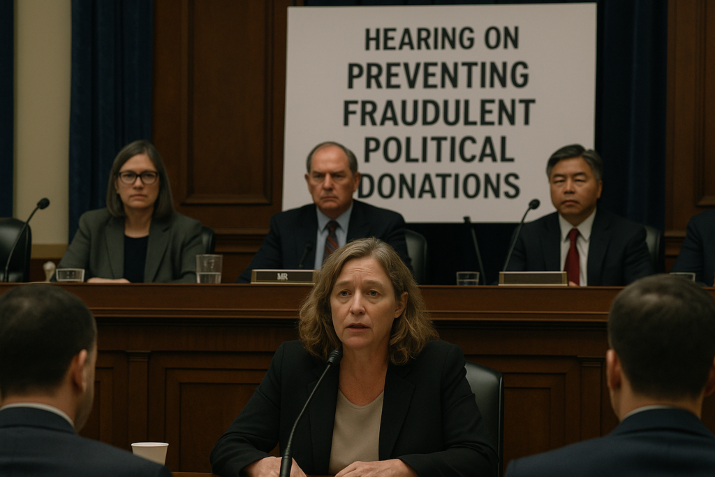 House Committee Examines Methods to Prevent Fraudulent Political Donations