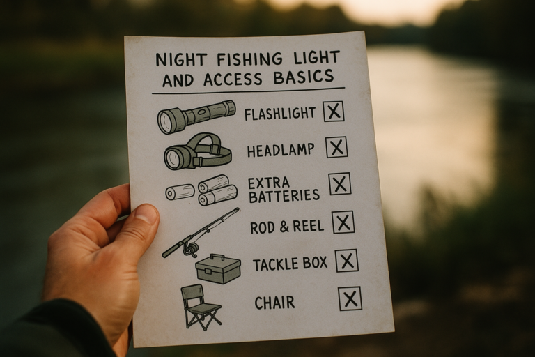 Night Fishing Safety and Access Considerations for Local Anglers