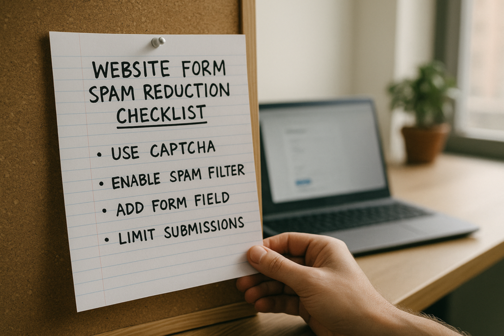 Website Form Spam Reduction Checklist Offers Practical Framework for Local Businesses
