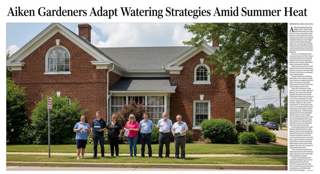 Aiken Gardeners Adapt Watering Strategies Amid Summer Heat