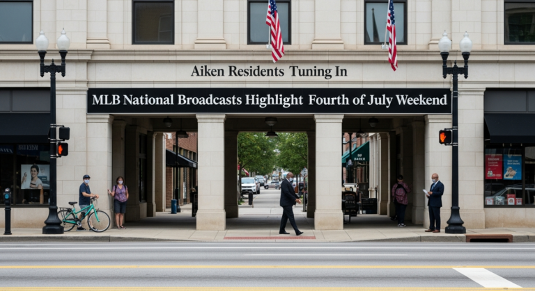 Aiken Residents Tune In: MLB National Broadcasts Highlight Fourth of July Weekend
