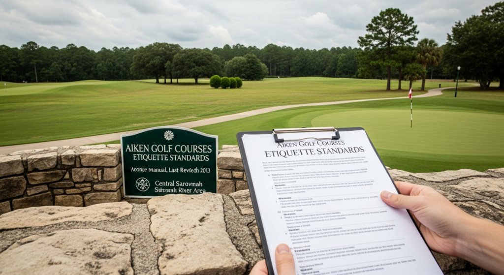 Aiken Golf Courses Guided by Enduring Etiquette Standards