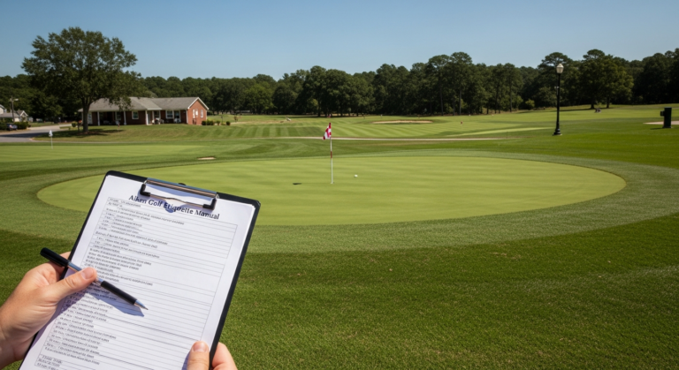 Aiken Golf Etiquette Manual Emphasizes Courtesy, Safety, and Course Preservation