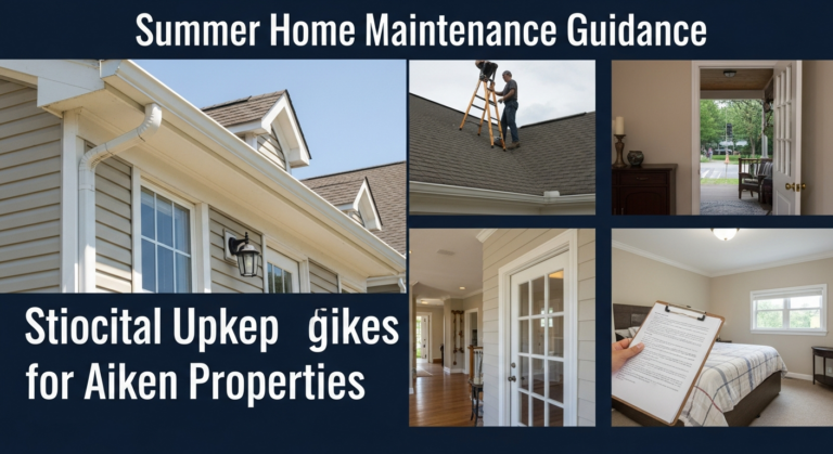 Summer Home Maintenance Guidance for Aiken Properties