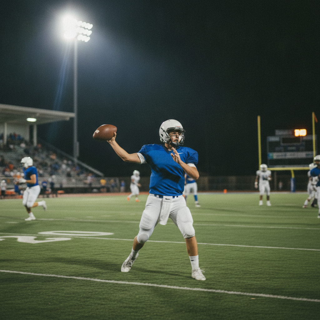 Jacoby Kelly Steps Up as Mountain View Prep's New Quarterback