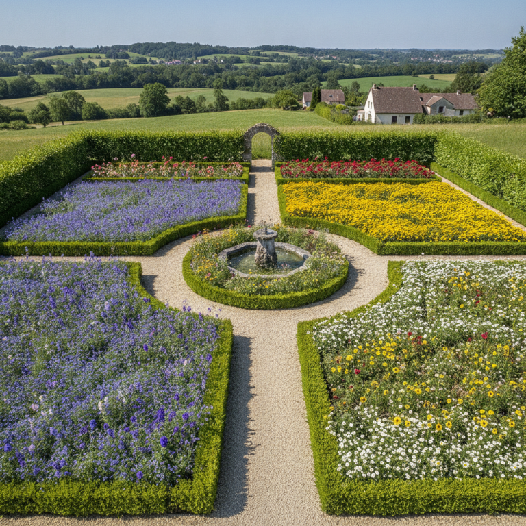 Artist Reimagines Lost Home as Floral Garden