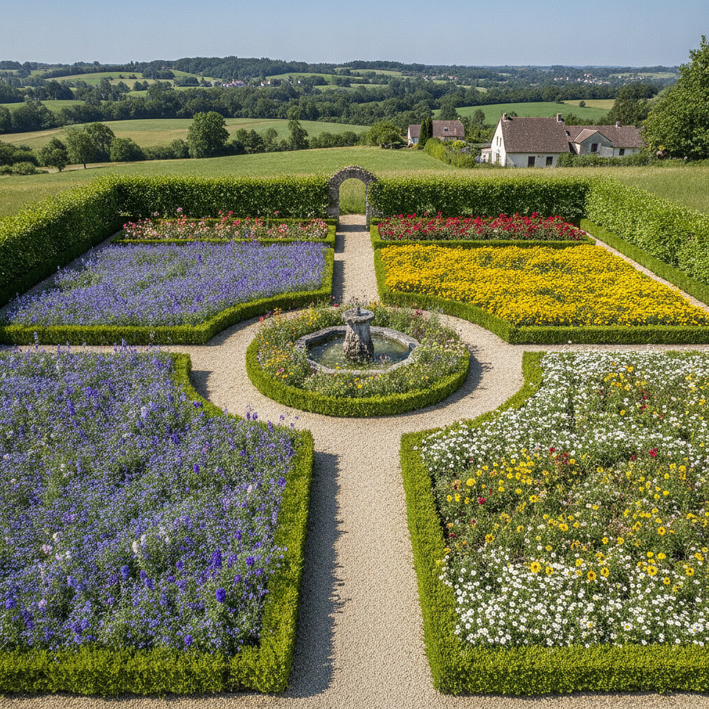 Artist Reimagines Lost Home as Floral Garden