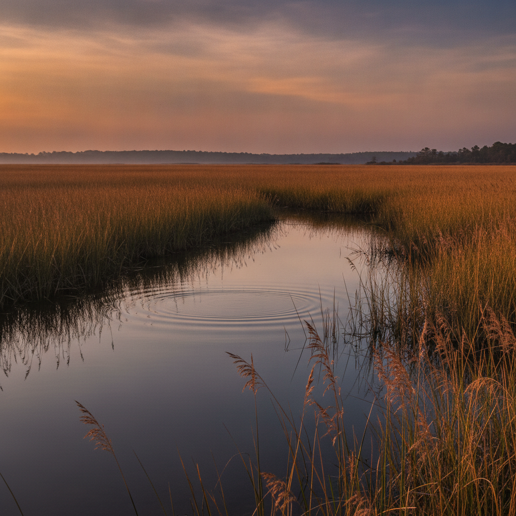 Aiken Anglers Target Tailing Redfish in Spartina Marshes