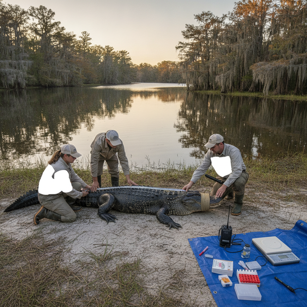 Alligators in Par Pond Track Savannah River Site Contamination